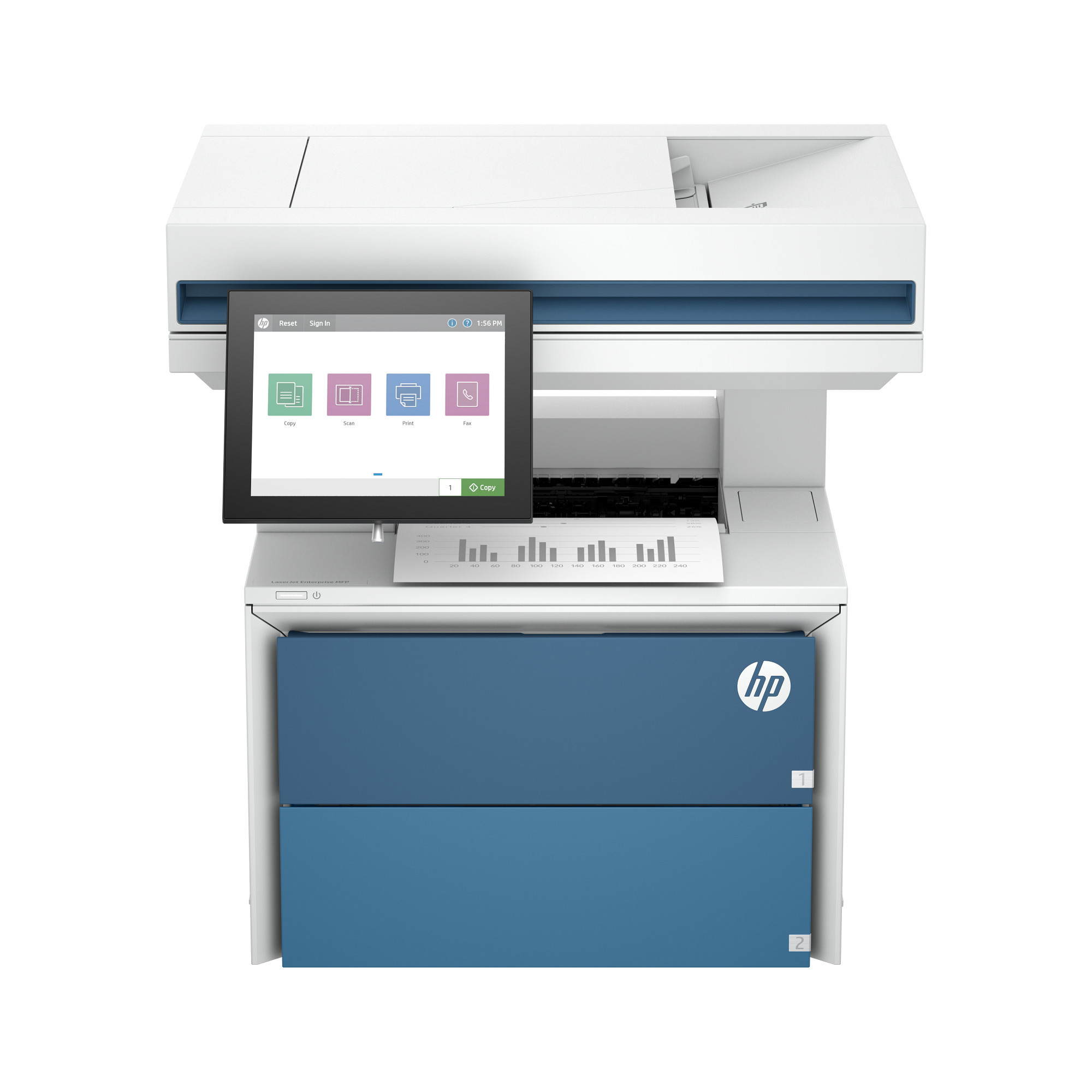 HP LaserJet Enterprise 5602dn mono lézer multifunkciós nyomtató (LJ M528dn utódja)