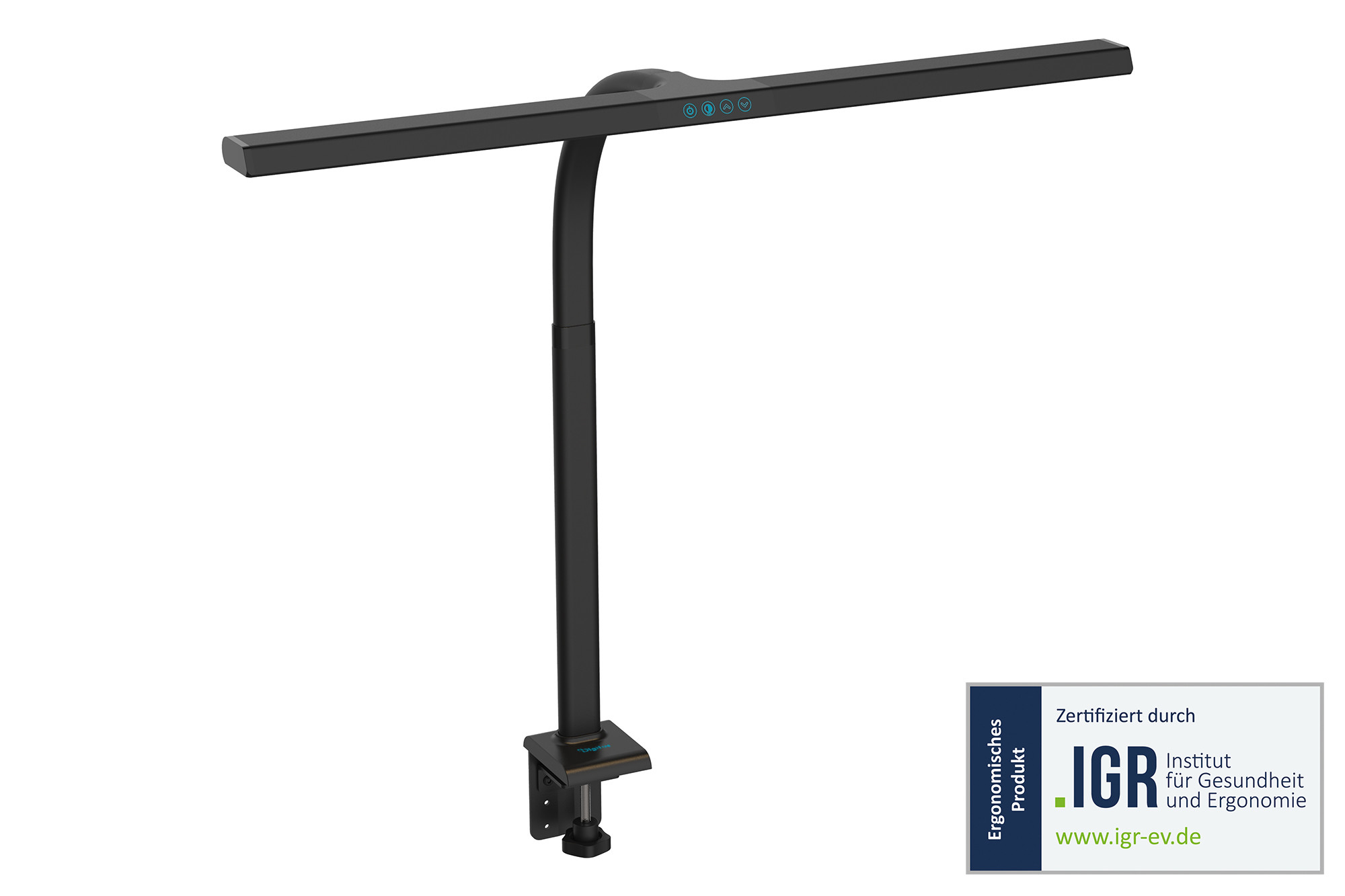 DIGITUS DA-90492 2400lm 16W 80cm asztali fekete LED lámpa