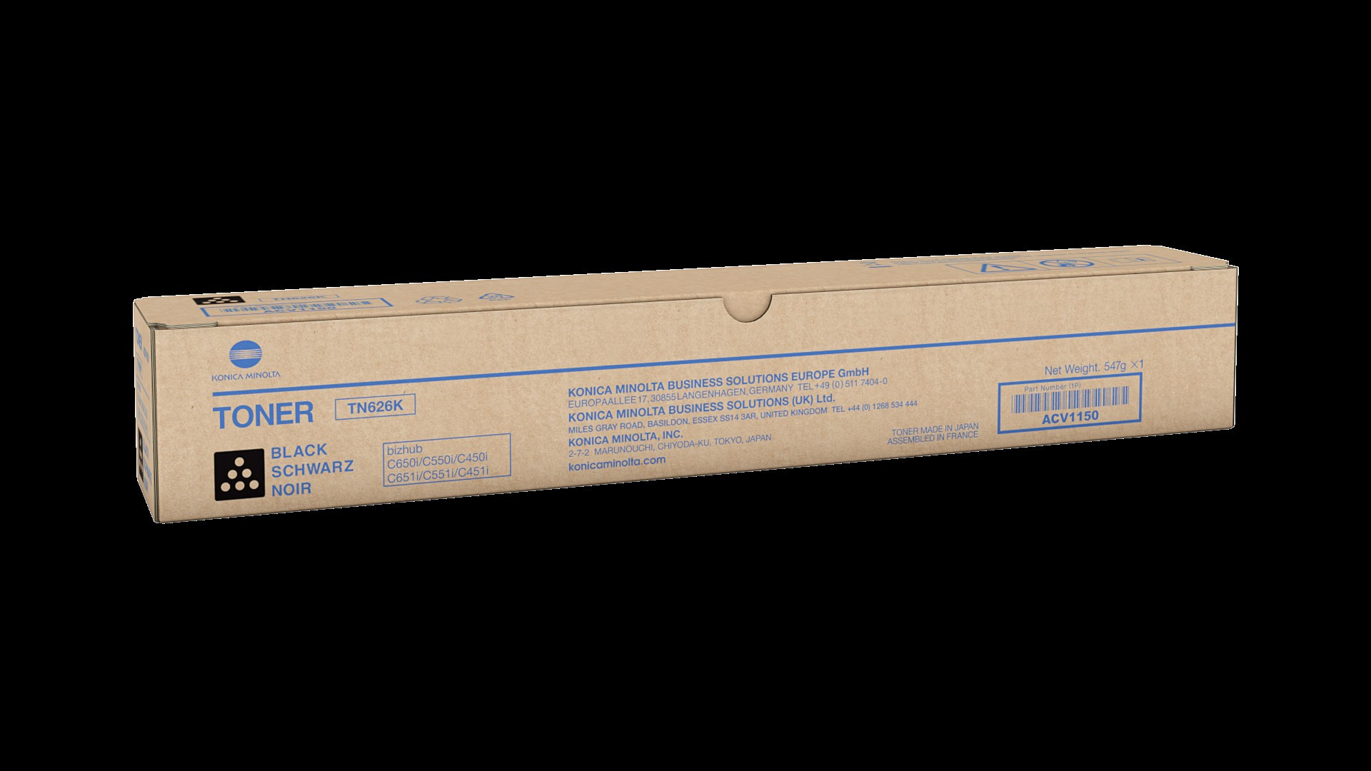 Konica-Minolta TN626K Toner Black 28.000 oldalra