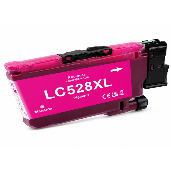 UTÁNGYÁRTOTT BROTHER LC528 XL tintapatron Magenta 10.000 oldal kapacitás IK