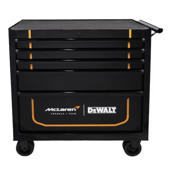 DEWALT Szerszámkocsi, McLaren F1 Team, 5 fiókos roller cabinet