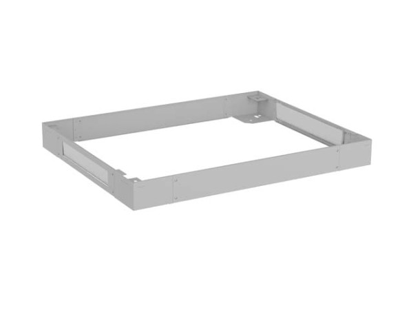 Lanberg CK01-80-S 800x1000mm szürke lábazat álló rack szekrényhez