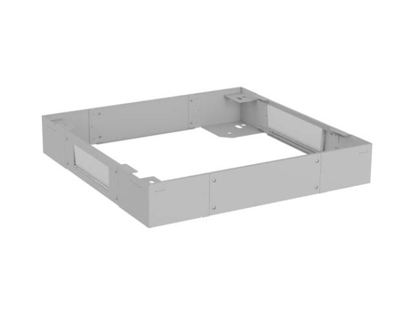 Lanberg CK01-66-S 600x600mm szürke lábazat álló rack szekrényhez