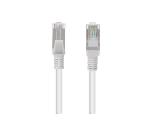 Lanberg PCF5-10CC-0100-S Cat.5e F/UTP PVC CCA AWG26 árnyékolt  szürke patch kábel 1m