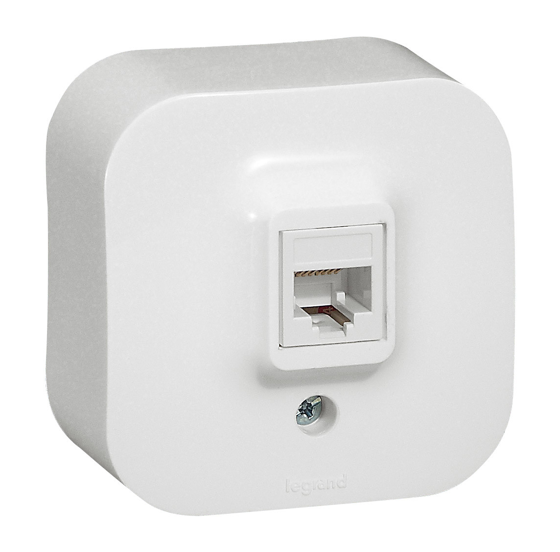 Legrand 782424 Forix Cat.5e UTP 1xRJ45 IP20 falon kívüli fehér informatikai csatlakozóaljzat
