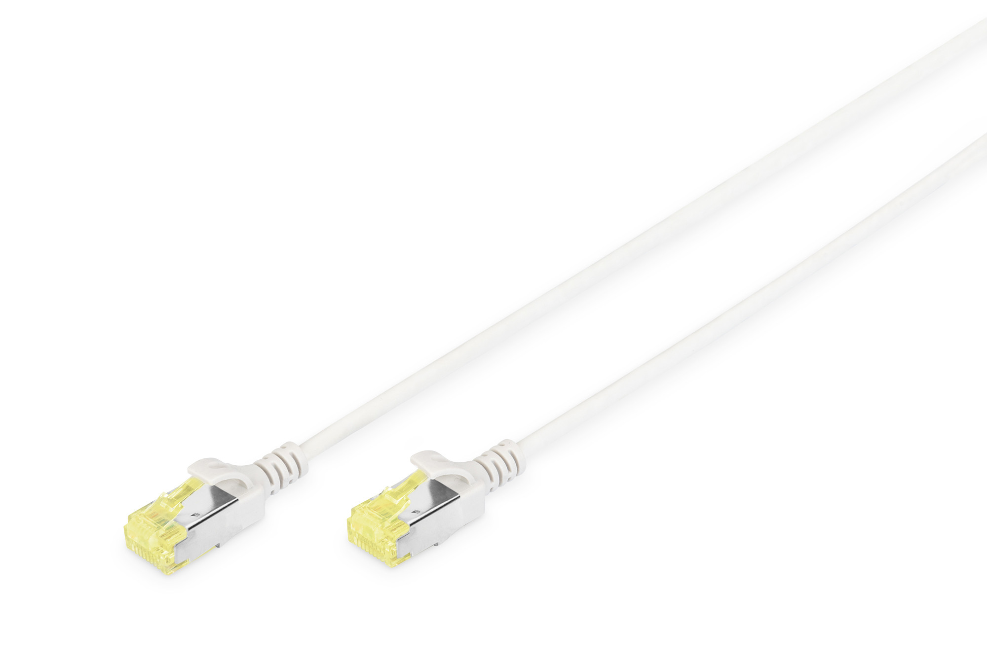 DIGITUS DK-1624-A-100S Cat.6A U/FTP LSZH 10m szürke slim patch kábel