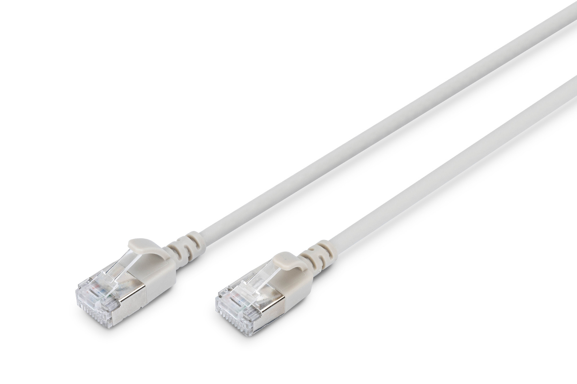 DIGITUS DK-1632-A-030S Cat.6A F/FTP LSZH 3m szürke slim patch kábel