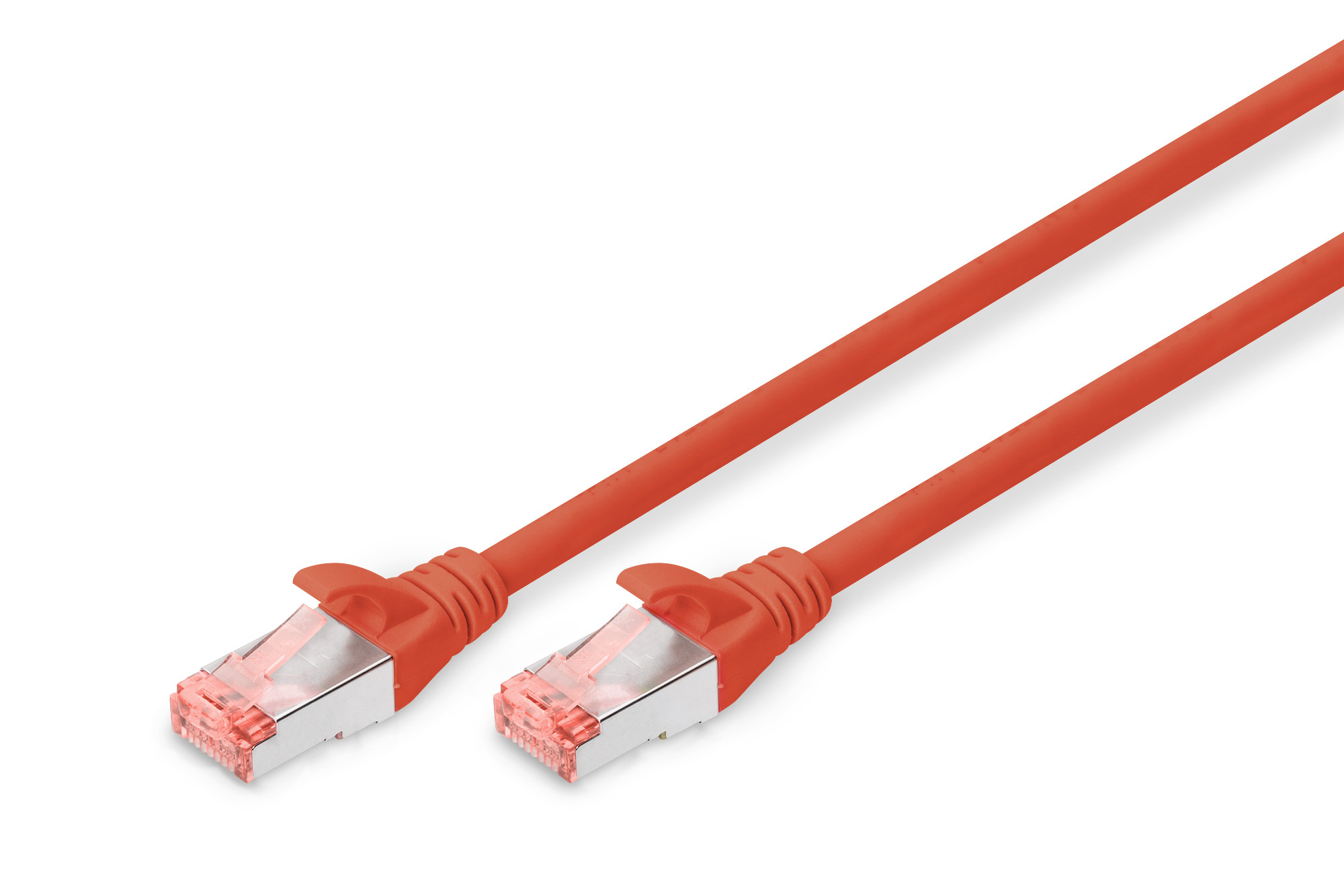 DIGITUS DK-1644-100/R Cat.6 S/FTP LSZH 10m piros patch kábel