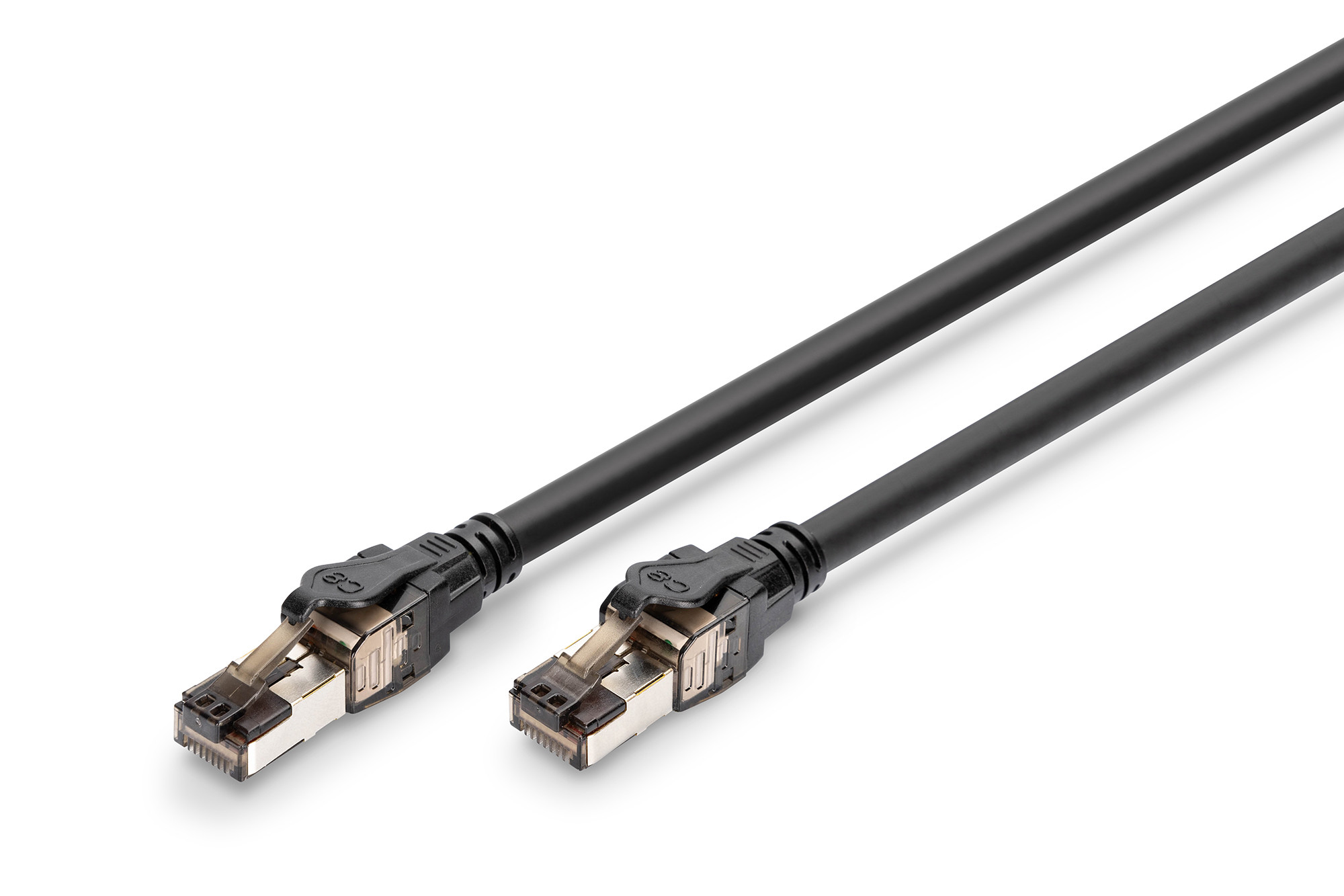 DIGITUS DK-1843-005 Cat.8.1 S/FTP LSZH 0,5m fekete patch kábel