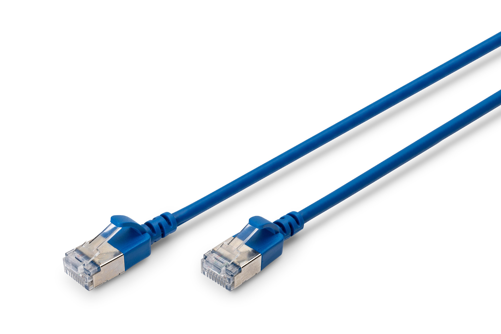 DIGITUS DK-1632-A-020S-B Cat.6A F/FTP LSZH 2m kék slim patch kábel