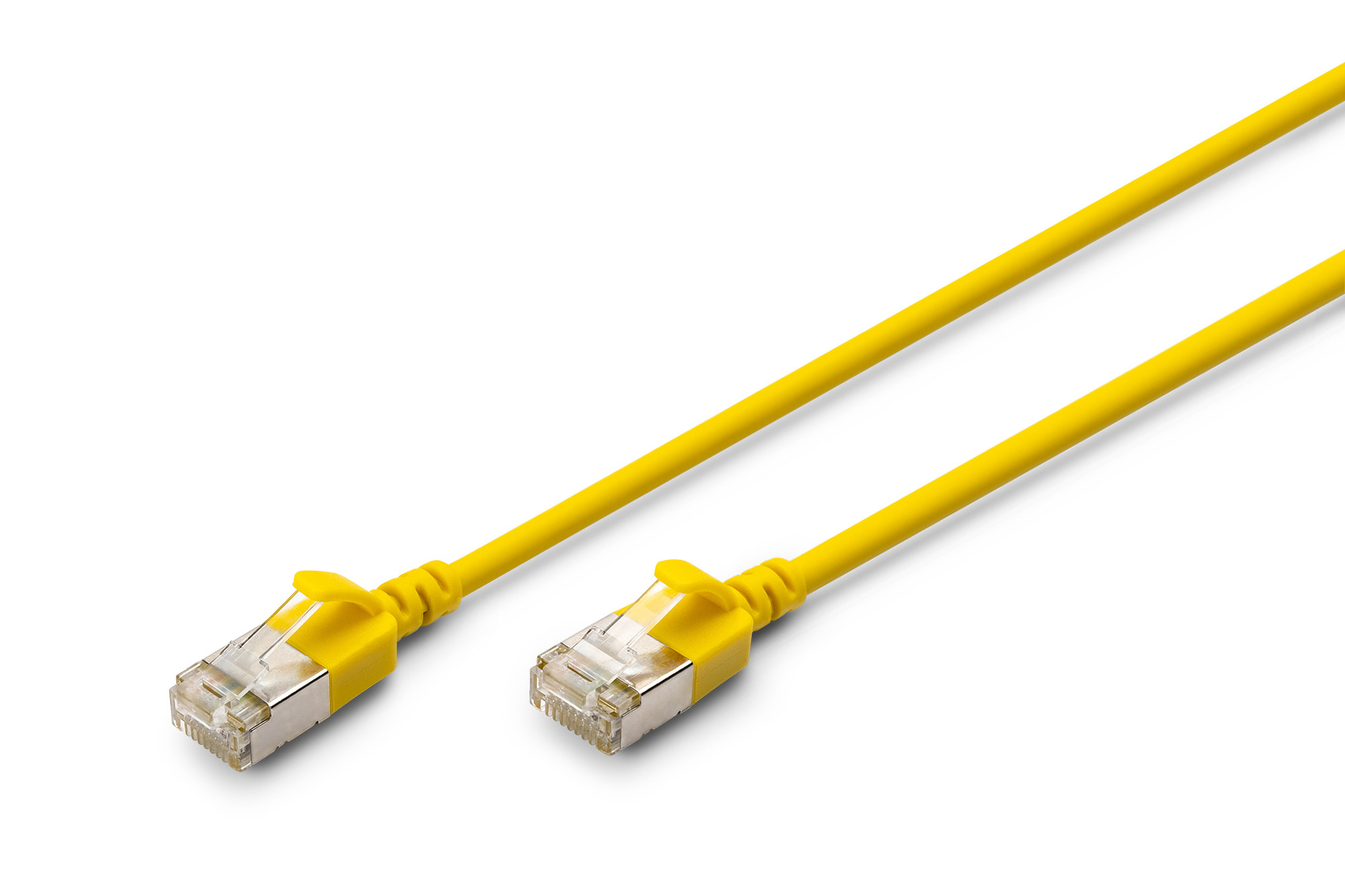 DIGITUS DK-1632-A-020S-Y Cat.6A F/FTP LSZH 2m sárga slim patch kábel