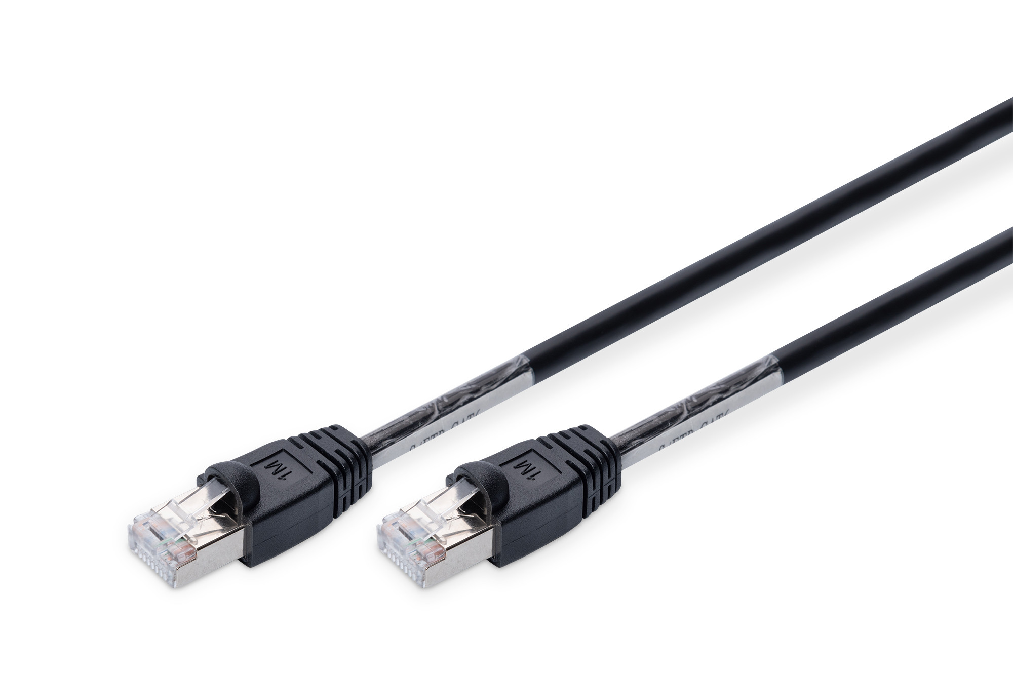 DIGITUS DK-1644-010/BL-OD Cat.6 S/FTP LSZH 1m fekete kültéri patch kábel