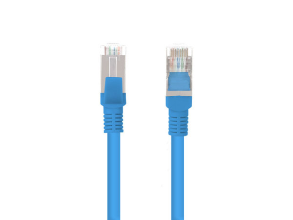 Lanberg PCF6-10CC-3000-B Cat.6 F/UTP PVC CCA AWG26 árnyékolt kék patch kábel 30m