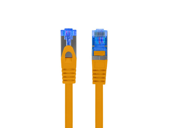 Lanberg PCF6A-10CC-0200-O Cat.6A S/FTP LSZH CCA AWG26 árnyékolt narancs patch kábel 2m