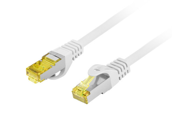 Lanberg PCF6A-10CU-0050-S Cat.6A S/FTP LSZH CU AWG27 árnyékolt szürke patch kábel 0,5m