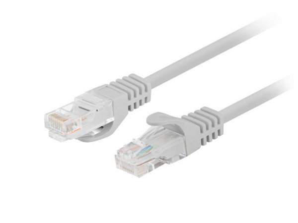 Lanberg PCU6-10CC-0750-S Cat.6 UTP PVC CCA AWG26 árnyékolatlan szürke patch kábel 7,5m