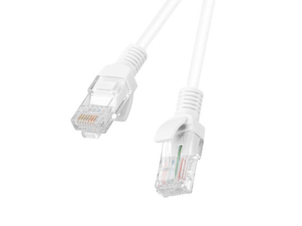 Lanberg PCU6-10CC-1000-W Cat.6 UTP PVC CCA AWG26 árnyékolatlan fehér patch kábel 10m