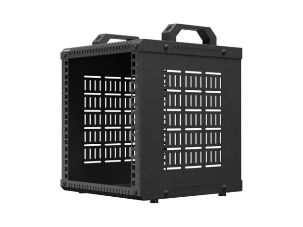 Lanberg OR10-2306-B 10" 6U 280x300 MAX:60kg nyitott mini fekete rack szekrény