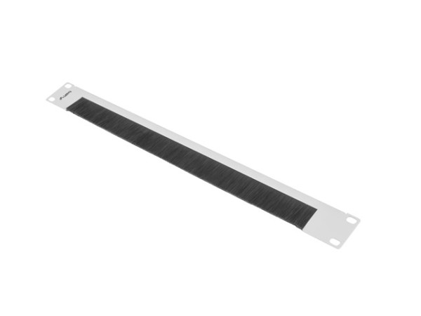 Lanberg AK-1103-S 19" 1U egyik oldalán nyitott fésűs szürke kábelrendező