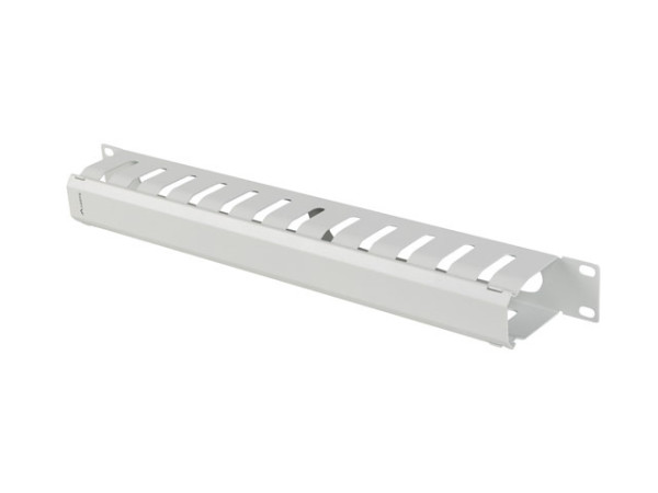 Lanberg AK-1704-S 19" 1U csatornás fém szürke kábelrendező