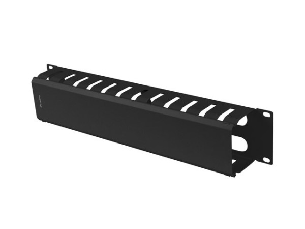 Lanberg AK-1705-B 19" 2U csatornás fém fekete kábelrendező