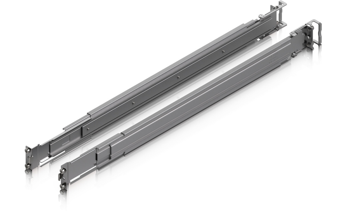 Ubiquiti UACC-RACK-RAILS-SLIDE 19" 1U 600-1066mm állítható acél ezüst rack sín készlet