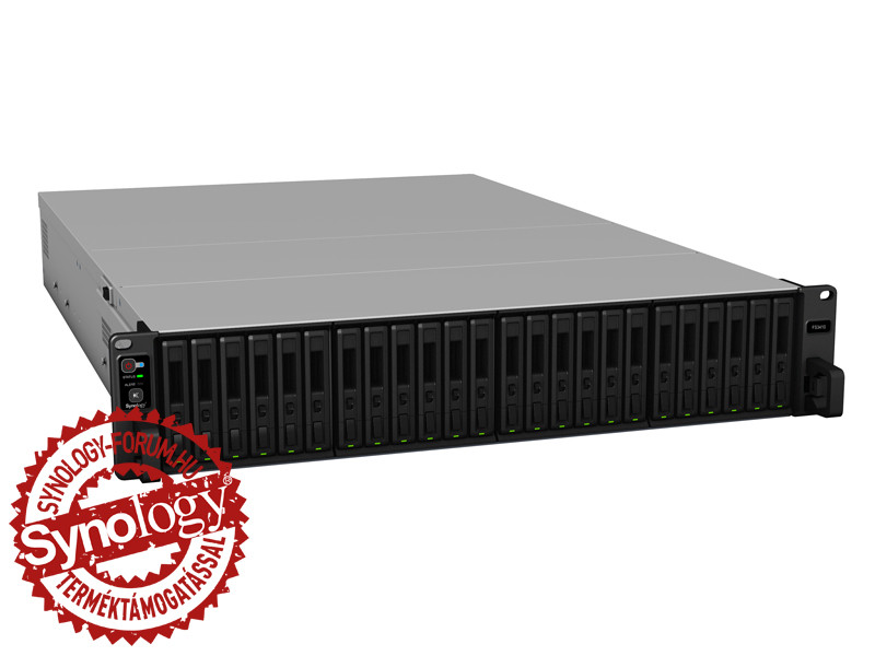 Synology FlashStation FS3420 (32GB) 2U 24x SSD lemezes rackbe szerelhető NAS + regisztrációs kártya