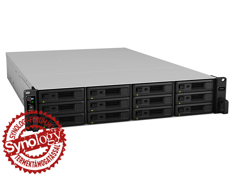 Synology SA3200D (8GB) 12x SSD/HDD lemezes 2U rackbe szerelhető NAS + regisztrációs kártya