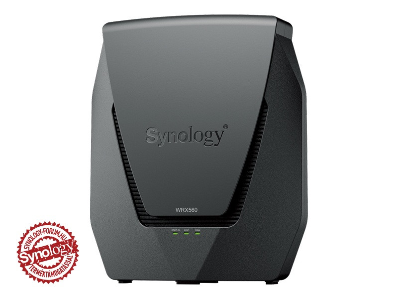 Synology WRX560 AX2400 Dual-Band Mesh Wi-Fi 6 802.11ax mesh router + regisztrációs kártya