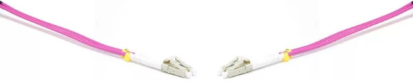LinkEasy LCU-LCU-OM4-3M-D Duplex optikai patch kábel 4x LC/UPC csatlakozóval 3mm duplex core 50/125 LSZH OM4 3m