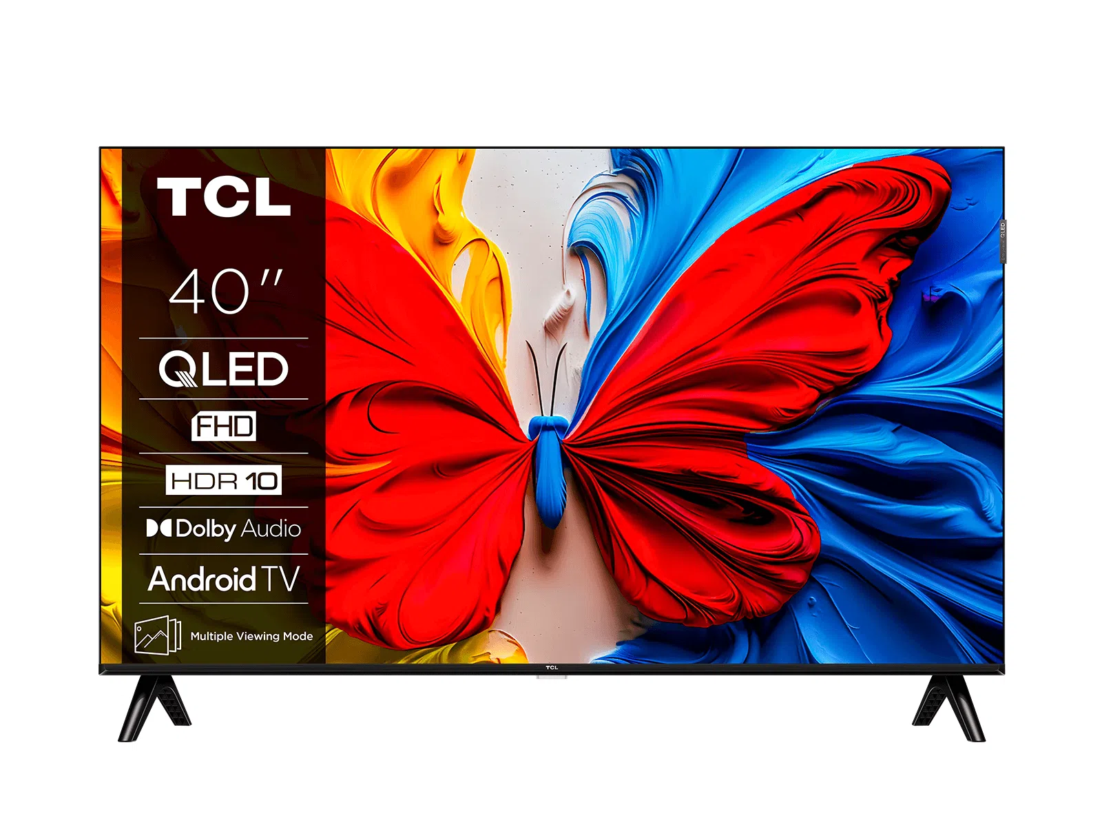 TCL 40" 40S5L Smart LED Televízió, 100 cm, FHD, QLED, HDR10, Android TV