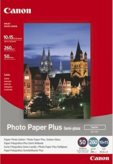 Canon SG-201S félfényes fotópapír (10x15cm, 50 lap, 260gr)