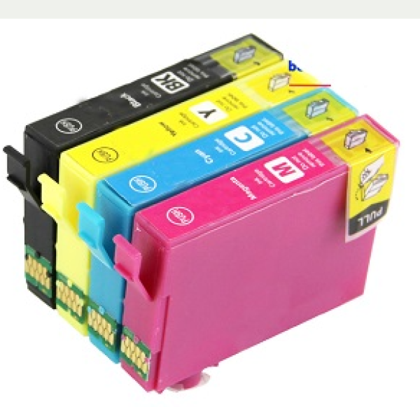 Utángyártott EPSON T02V1 Patron Black No.502
