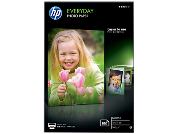 HP 10X15 Fényes Fotópapír 100lap 200g
