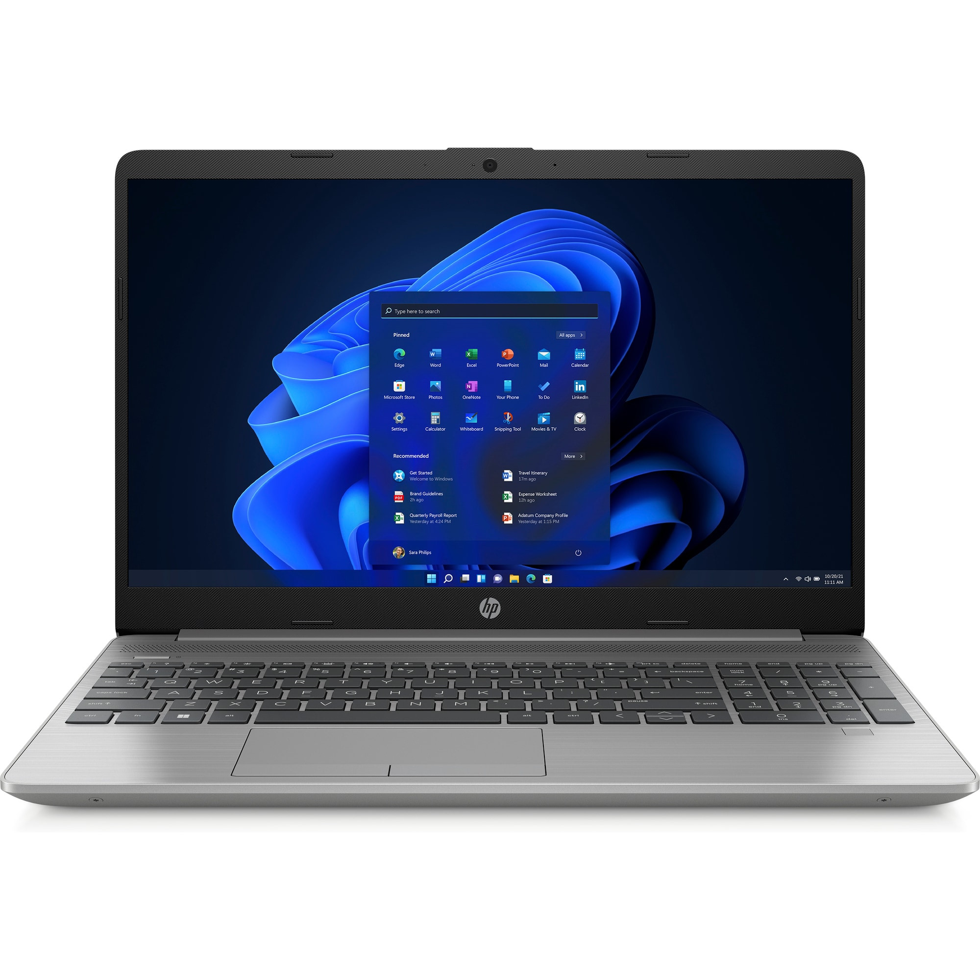 HP 250 15.6 inch G9 Notebook PC, 15.6", IntelR CoreT i5, 16GB RAM, 512GB SSD-meghajtó, Win11, világító billentyűzettel, 9M3X6AT
