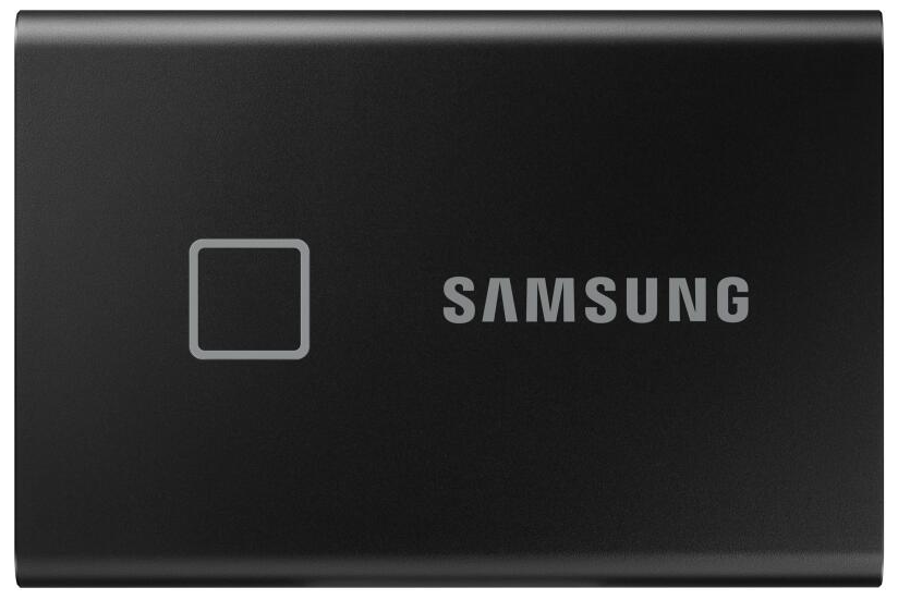 SAMSUNG SSD Külső, 2TB, T7 Touch, Fekete, USB 3.2