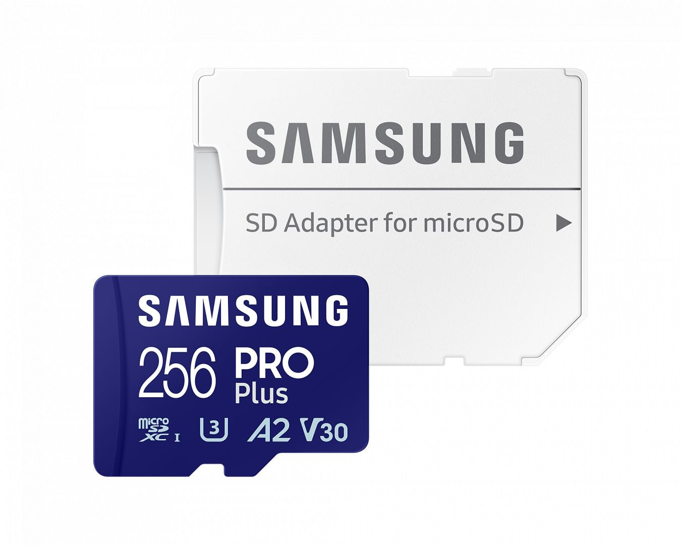 SAMSUNG SD kártya, 256GB, PRO PLUS, Blue Wave