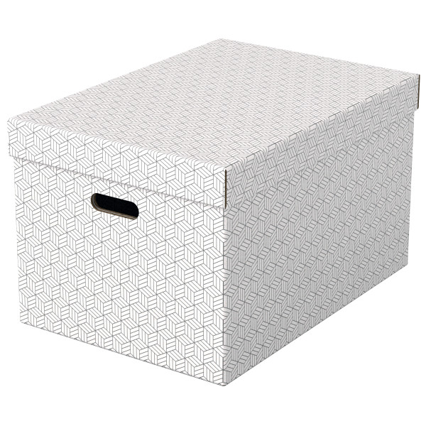 Esselte Home tárolódoboz, L méret, fehér, 3db