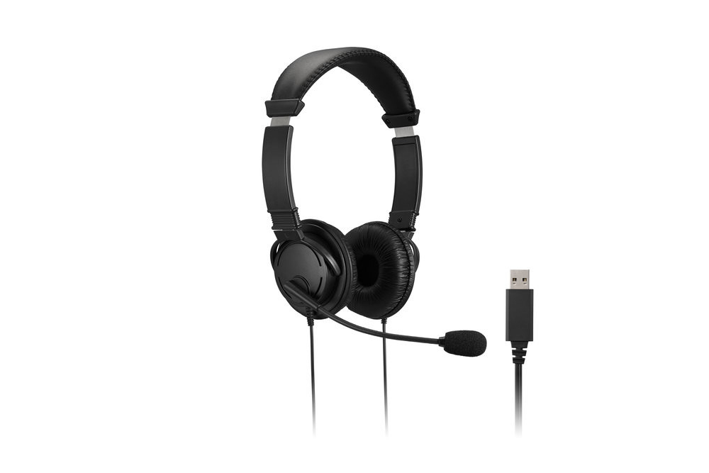 Kensington Mikrofonos fejhallgató USB-A csatlakozóval VC,tasakos csomagolás