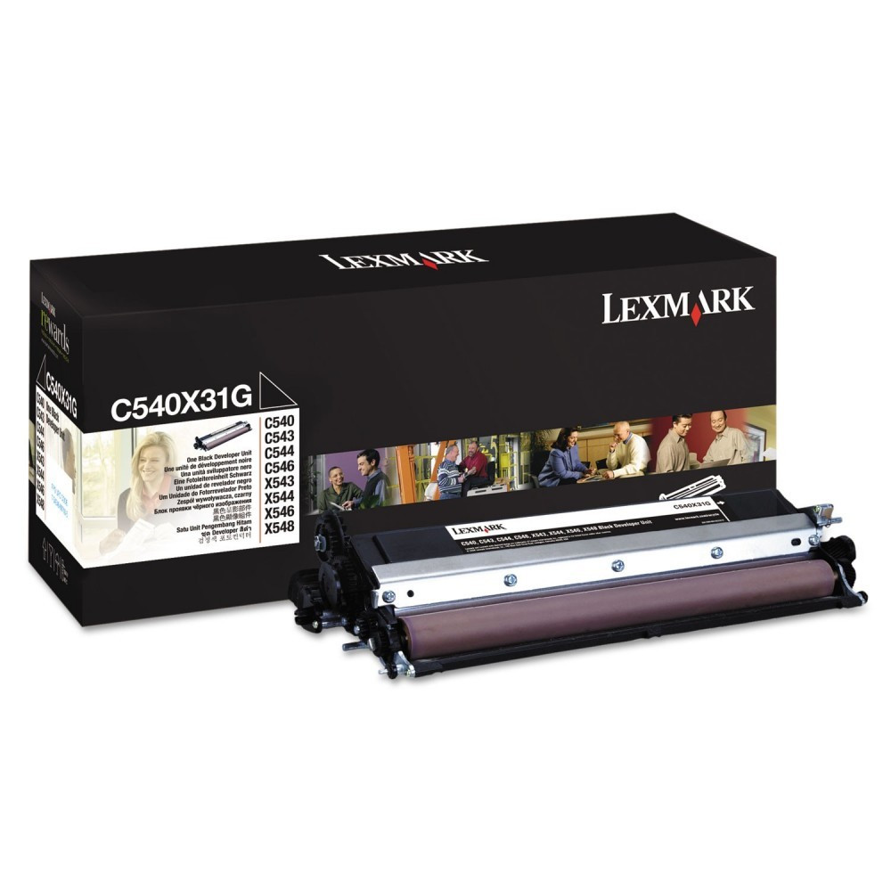 Lexmark C54x/X54x developer Black 30K C540X31G