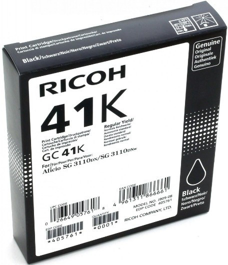 Ricoh SG3110 gél Black  GC41