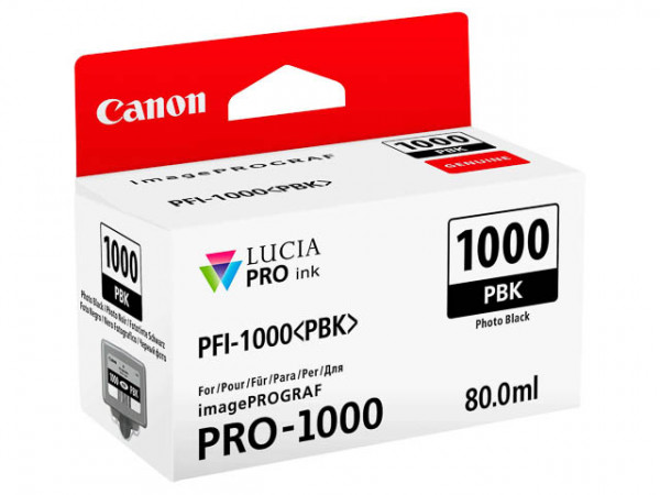 Canon PFI-1000 Cartridge Photo Black 80ml