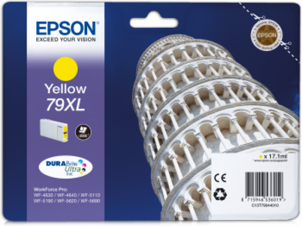 Epson T7904 Tintapatron Yellow 17,1ml No.79XL