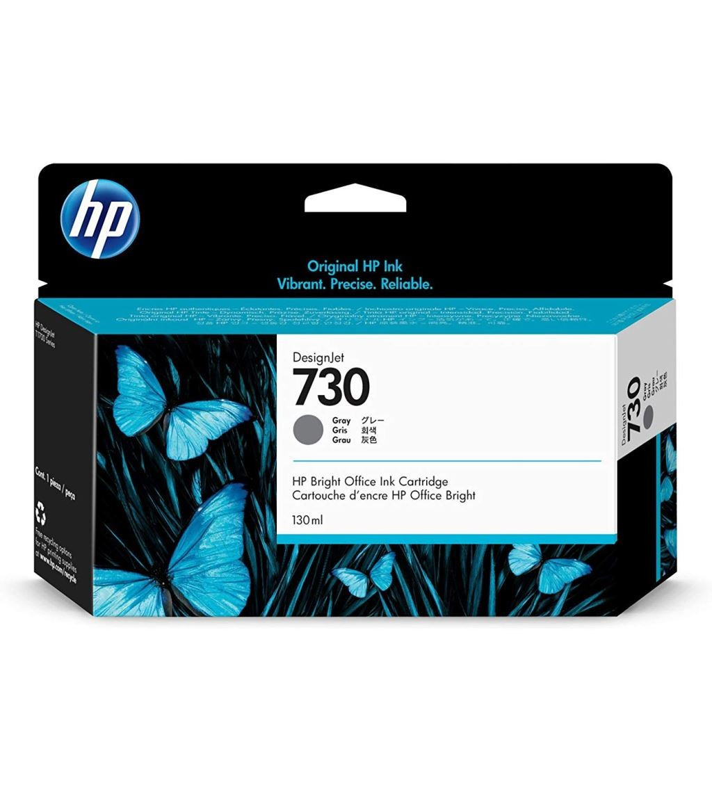 HP P2V66A Patron Gray 130ml No.730