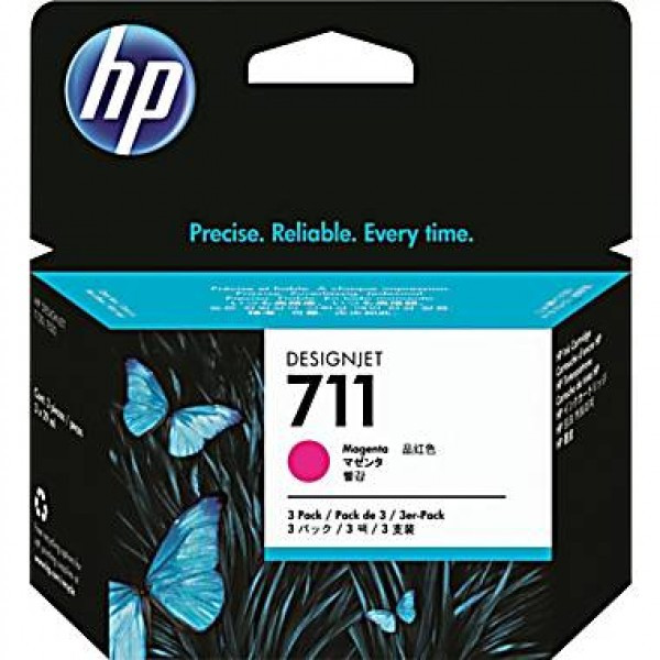 HP CZ135A Patron 3Pack Magenta 29ml No.711