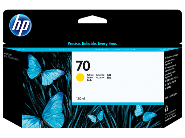 HP C9454A Patron Yellow 130ml No.70