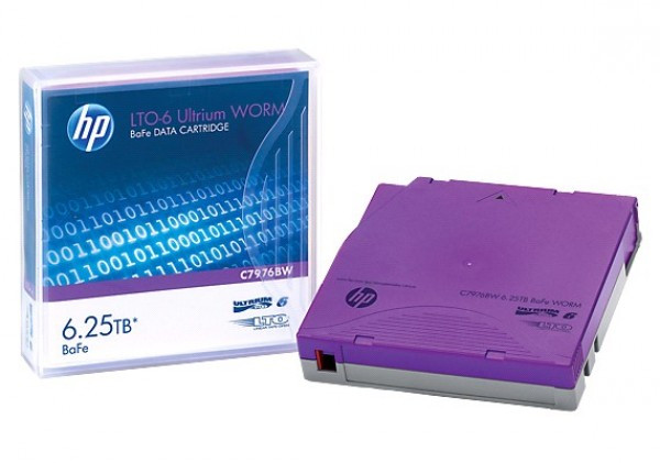 HP C7976W LTO-6 Ultrium 6.25 TB MP WORM