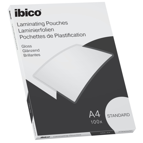 Ibico Basics Standard Pouch A4 100pcs 125mic