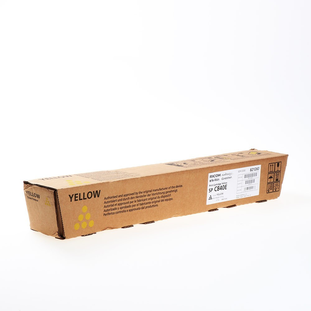 Ricoh SPC840 Toner Yellow Type SPC840E