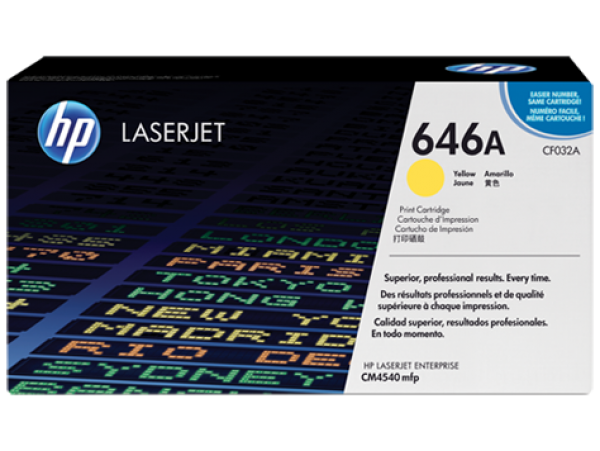 HP CF032A Toner Yellow 12.500 oldal kapacitás No.646A